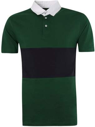 boohoo Short Sleeved Rugby Polo With Chest Panel