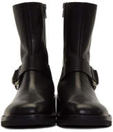 Thumbnail for your product : Ann Demeulemeester Black Buckle Boots