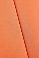 Thumbnail for your product : Jonathan Simkhai Jocelyn Gathered Cutout Hammered-satin Jumpsuit - Orange
