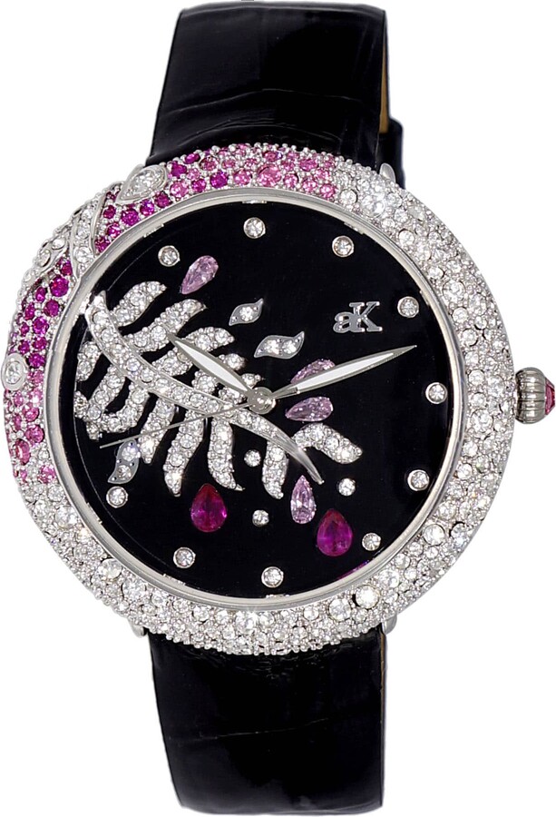 Adee Kaye Women's Majestic Silver Dial Watch