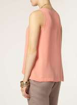 Thumbnail for your product : Dorothy Perkins Coral V-Neck Shell Top