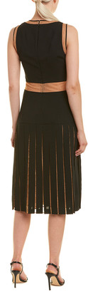 Michael Kors Collection Silk-Lined A-Line Dress