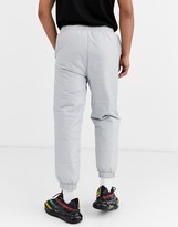 Thumbnail for your product : Ellesse Panna quilted ripstop joggers in grey exclusive at ASOS
