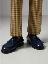 Thumbnail for your product : Burberry Kiltie Fringe Leather Loafers
