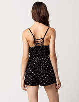 Thumbnail for your product : Sky And Sparrow Polka Dot Womens Romper