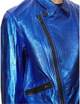 Thumbnail for your product : 3.1 Phillip Lim Cobalt Leather Motorcycle Jacket