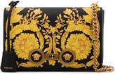 Versace baroque print leather 