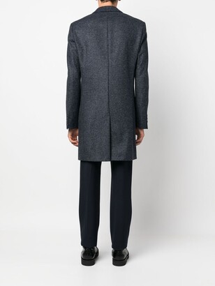 HUGO BOSS Fitted Single-Breasted Button Coat