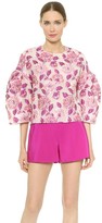 Thumbnail for your product : Giambattista Valli Bell Sleeve Floral Blouse