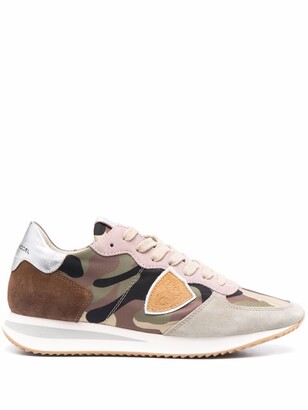 Philippe Model Paris TRPX camouflage-print sneakers - ShopStyle