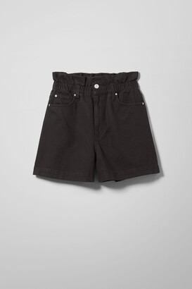 Weekday Calvary Denim Shorts - Black