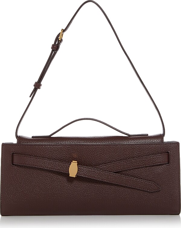 Veronica Beard Dash Leather Clutch Bag