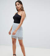 Thumbnail for your product : Naanaa NaaNaa Lace Mini Skirt With Frill Hem