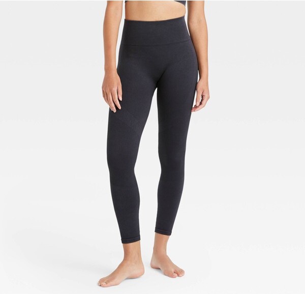 Yogalicious Womens Lux Elastic Free High Waist Side Pocket 7/8 Ankle Legging  - Black - Xx Large : Target