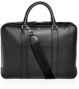 montblanc leather briefcase