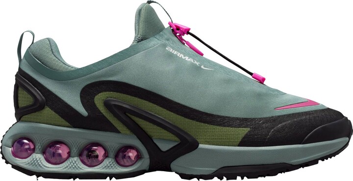 Nike Men's Air Max DN Roam Shoes, Size 15, Clay Green/fire Pink/sky J Lt Olive