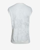 Thumbnail for your product : IRO Deconstructed Sleeveless Sweatshirt: White