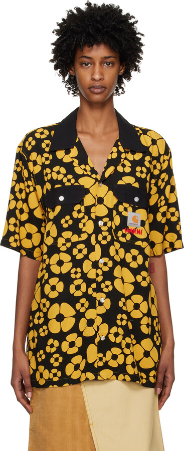 Marni Yellow & Black Carhartt WIP Edition Shirt - ShopStyle Tops