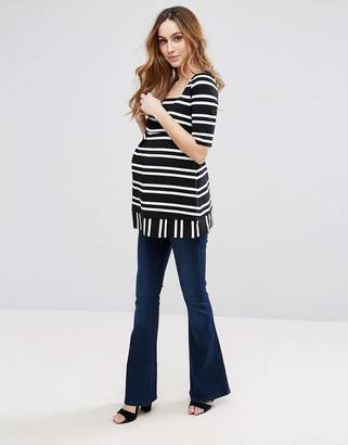 Isabella Oliver Kiara Maternity Striped Tunic