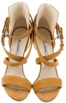 Thumbnail for your product : Brian Atwood Suede Multistrap Sandals