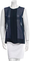 Thumbnail for your product : J Brand Sheer Colorblock Top