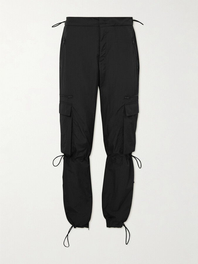 SAIF UD DEEN Straight-Leg Shell Cargo Trousers