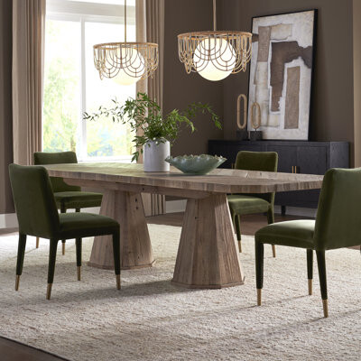 Loon Peak Marcos Reclaimed Oak Dining Table