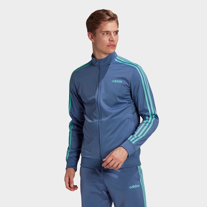 adidas Men's Essentials 3Stripes Tricot Track Jacket ShopStyle
