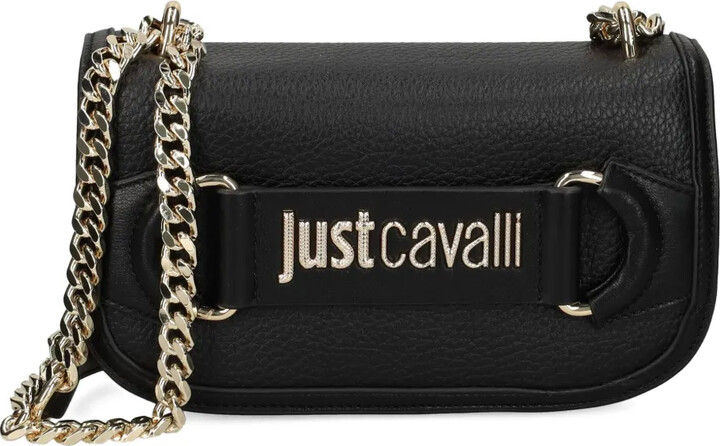 Just Cavalli Logo-Plaque Cross Body Bag