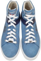 Thumbnail for your product : D’Acquasparta D'Acquasparta  D Plus B Cobalt Blue High Top Suede Sneaker
