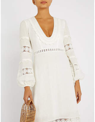 Zimmermann Castille linen and cotton-blend dress