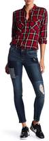 Thumbnail for your product : Soundgirl Patchwork Skinny Jeans (Juniors)