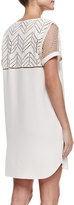 Thumbnail for your product : Rebecca Minkoff Lorelei V-Neck Laser-Cutout Dress