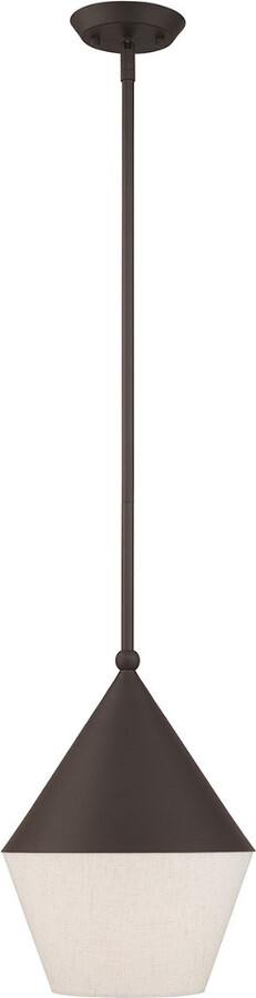 Livex Lighting Livex Stockholm 1 Lt Bronze Mini Pendant