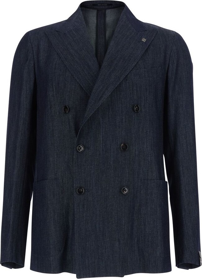 Tagliatore Double-Breasted Tailored Blazer