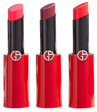 Giorgio Armani Three-Piece Ecstasy Shine Lipstick Set