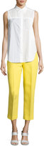 Thumbnail for your product : 3.1 Phillip Lim Cropped Skinny Needle Pants, Citrine