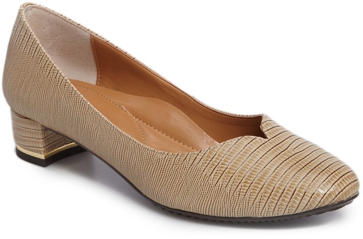 bambalina block heel pump