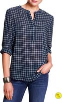 Thumbnail for your product : Banana Republic Factory Half-Placket Blouse