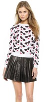 Thumbnail for your product : Alice + Olivia Smiley Stace Sweater