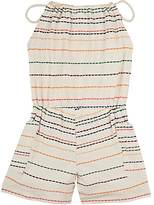 Thumbnail for your product : Anthem of the Ants COTTON-BLEND STRIPE INTARSIA-KNIT ROMPER