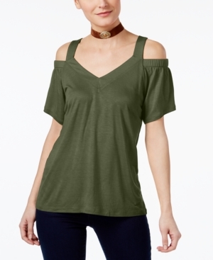 INC International Concepts Petite Cold-Shoulder Top, Created for Macy's