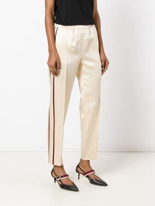 Gucci Web-Trimmed Trousers