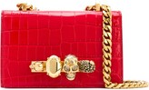 Thumbnail for your product : Alexander McQueen Jewelled Crocodile-Embossed Shoulder Bag