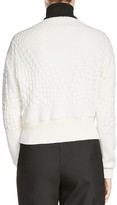 Thumbnail for your product : Maje Tolly Textured Zip Sweater