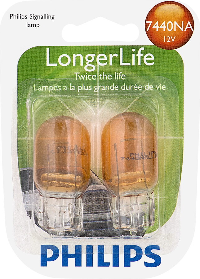 Philips Longerlife Miniature 7440Nall, 0.81, Push Type, Always Change In Pairs!