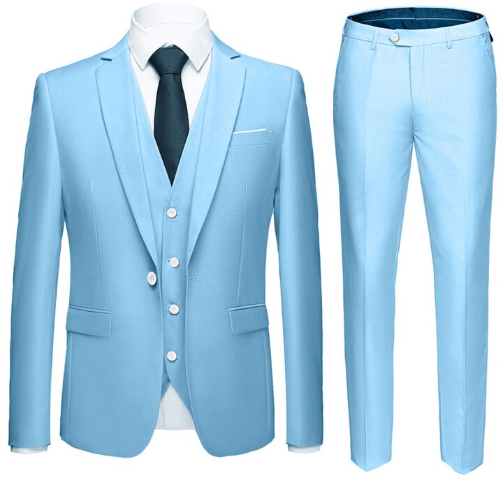 dark sky blue blazer