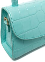Thumbnail for your product : BY FAR Mini Crocodile-Embossed Leather Bag