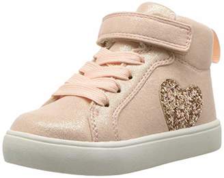 Carter's Girls' Martha3 Rosegold High-Top Sneaker