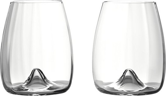 Waterford Elegance Optic Wine Stemless Glass Set of 2 in Clear